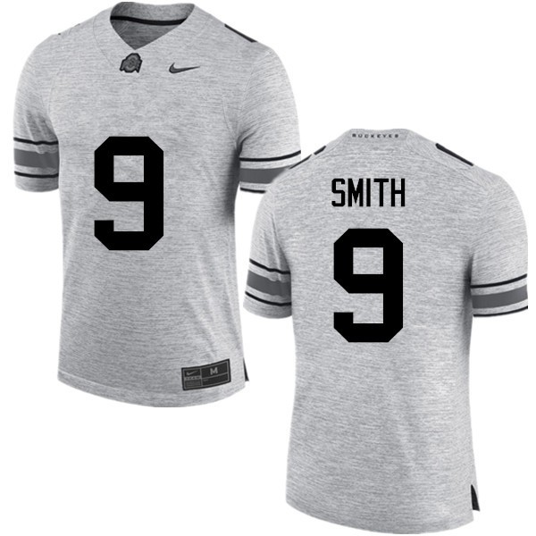 Ohio State Buckeyes #9 Devin Smith Men Official Jersey Gray OSU70147